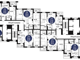 Продается 2-комнатная квартира ЖК Первый на Рябиновой, 68.77 м², 8751600 рублей