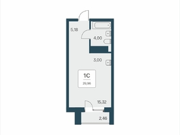 Продается Студия АК Тайм Парк, 29.96  м², 6000000 рублей