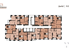 Продается 1-комнатная квартира ЖК Академия, дом 3, 38.1 м², 8750000 рублей