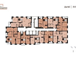 Продается 1-комнатная квартира ЖК Академия, дом 3, 40.6 м², 9025000 рублей
