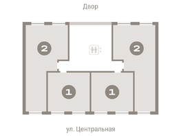 Продается 2-комнатная квартира ЖК Пшеница, дом 2.1, 66.47 м², 10140000 рублей