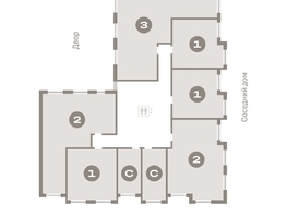 Продается 1-комнатная квартира ЖК Пшеница, дом 2.1, 45.24 м², 6510000 рублей