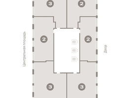Продается 3-комнатная квартира ЖК Европейский берег, дом 45, 120.47 м², 15540000 рублей