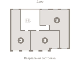 Продается 2-комнатная квартира ЖК Европейский берег, дом 49, 65.57 м², 11170000 рублей
