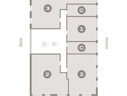 Продается 3-комнатная квартира ЖК Европейский берег, дом 45, 107.99 м², 14930000 рублей