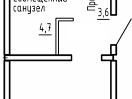 Продается 1-комнатная квартира ЖК Самоцветы, Бирюза дом 2, 41.9  м², 4350000 рублей