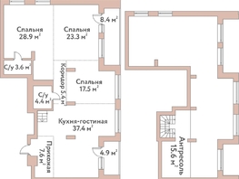 Продается 1-комнатная квартира ЖК Флора и Фауна, 18а, 143.3  м&sup2;, 67600000 рублей