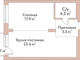 Продается 2-комнатная квартира ЖК Флора и Фауна, 18а, 51.3  м&sup2;, 16250000 рублей