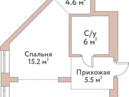 Продается 2-комнатная квартира ЖК Флора и Фауна, 18а, 49.8  м&sup2;, 14530000 рублей