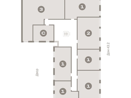 Продается 1-комнатная квартира ЖК Европейский берег, дом 44, 67.4 м², 10970000 рублей