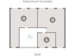 Продается 3-комнатная квартира ЖК Европейский берег, дом 49, 95.43  м², 14810000 рублей