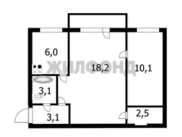 Продается 2-комнатная квартира Софийская ул, 46.2 м², 3000000 рублей