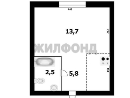 Продается Студия Лазарева ул, 22 м², 2300000 рублей