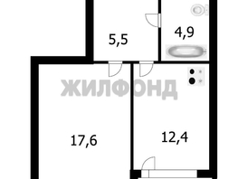 Продается 1-комнатная квартира Серебряные ключи ул, 40.4  м², 6300000 рублей