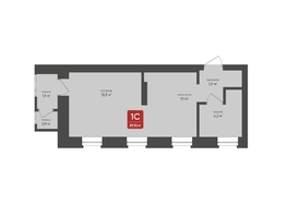 Продается Студия ЖК Промышленная 7, 29.92 м², 6281587 рублей
