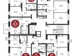 Продается Студия ЖК Скандинавские кварталы, дом 1, 28.38 м², 5106700 рублей