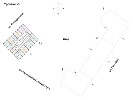 Продается 2-комнатная квартира ЖК Страна.Тополевая, корпус 1, 70.35 м², 12911111 рублей