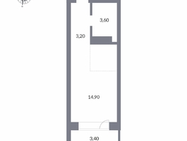 Продается Студия ЖК Державина, 50, 25.1  м², 7200000 рублей