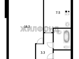 Продается 1-комнатная квартира Зорге ул, 33.2 м², 3490000 рублей