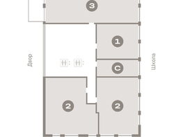 Продается 1-комнатная квартира ЖК Европейский берег, дом 45, 48.71  м², 8200000 рублей