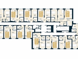 Продается 1-комнатная квартира ЖК Первый на Есенина, дом 3, 39.6 м², 6736000 рублей