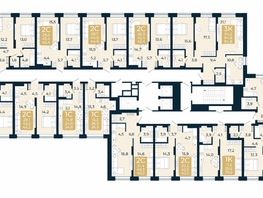 Продается 3-комнатная квартира ЖК Первый на Есенина, дом 3, 84.8  м&sup2;, 14389600 рублей
