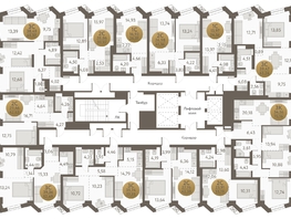 Продается 3-комнатная квартира ЖК Урбан Пикс, 65.32  м&sup2;, 9006900 рублей