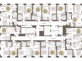 Продается 3-комнатная квартира ЖК Urban-peaks (Урбан Пикс), 69.31 м², 9363900 рублей