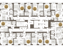 Продается 2-комнатная квартира ЖК Урбан Пикс, 38.61  м&sup2;, 6600900 рублей