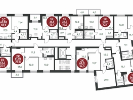 Продается 2-комнатная квартира ЖК Скандинавские кварталы, дом 1, 69.9 м², 9145500 рублей