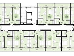 Продается 1-комнатная квартира ЖК Новый парк, дом 3, 45.71 м², 5266170 рублей