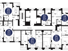 Продается 2-комнатная квартира ЖК Первый на Рябиновой, 63.84 м², 8164500 рублей