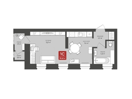 Продается Студия ЖК Промышленная 7, 30.62  м², 6177042 рублей