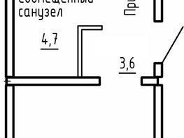 Продается 1-комнатная квартира ЖК Самоцветы, Бирюза дом 2, 41.7  м², 6050000 рублей