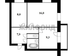 Продается 2-комнатная квартира Радужный мкр, 45.2  м², 5000000 рублей