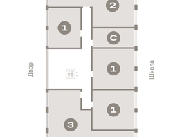 Продается 3-комнатная квартира ЖК Европейский берег, дом 45, 86.92  м², 12540000 рублей