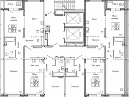 Продается 2-комнатная квартира ЖК Самоцветы, Бирюза дом 1, 41.7  м², 4300000 рублей