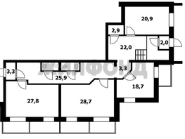 Продается 4-комнатная квартира Ватутина ул, 159.3 м², 8500000 рублей