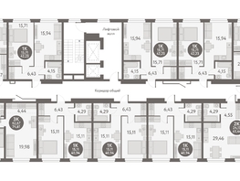 Продается 2-комнатная квартира ЖК Первый на Титова, 57.39 м², 6507400 рублей