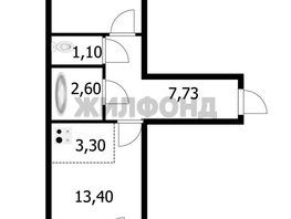 Продается 2-комнатная квартира ЖК Чистая Слобода, дом 17, 36.8  м², 4000000 рублей