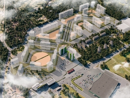 Продается 1-комнатная квартира ЖК Эко-квартал на Кедровой, д 3 сек 2, 44.5  м², 5750000 рублей