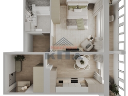 Продается 1-комнатная квартира ЖК Два поэта, 48.58  м&sup2;, 5105000 рублей