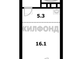 Продается Студия Оловозаводская ул, 30.1  м&sup2;, 4230000 рублей