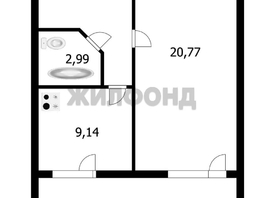 Продается 1-комнатная квартира Баумана ул, 46.86  м&sup2;, 5550000 рублей
