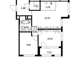 Продается 3-комнатная квартира Горская ул, 61.7  м&sup2;, 13900000 рублей