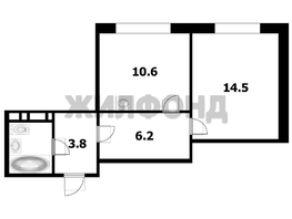 Продается 1-комнатная квартира Околица мкр, 38.5  м&sup2;, 5000000 рублей