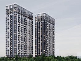 Продается 2-комнатная квартира ЖК Пульсар, башня А, 49.33  м&sup2;, 10697800 рублей