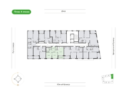 Продается 2-комнатная квартира  Природные кварталы Сибирия, 55.2  м&sup2;, 6895671 рублей
