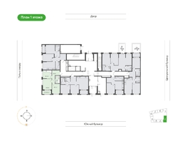 Продается 2-комнатная квартира  Природные кварталы Сибирия, 52  м&sup2;, 6528600 рублей