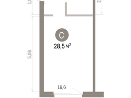 Продается Студия ЖК Пшеница, дом 5.2, 28.52  м&sup2;, 4950000 рублей